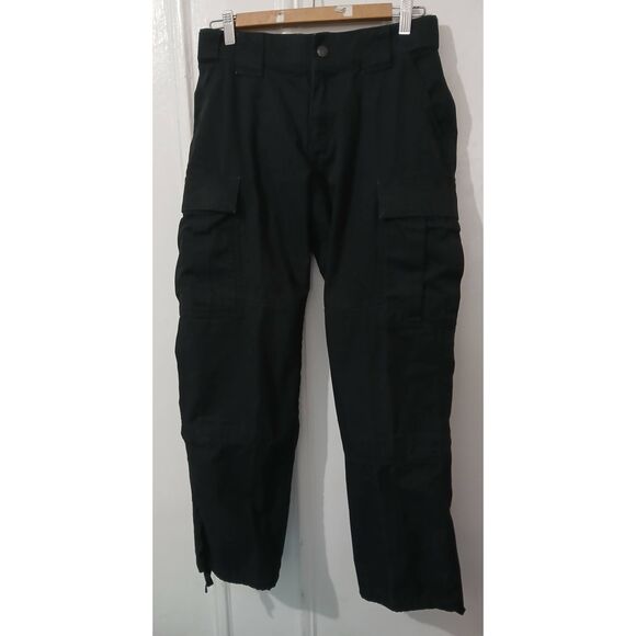 511 tactical womens size 4 black canvas cargo strong pants rugged work wear - Picture 1 of 8